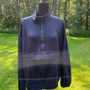 STYLUS Navy Zip-Up Sweater